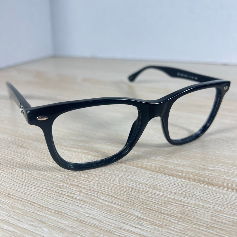 Ray-Ban RB5248 2000 Black Square Eyeglasses FRAMES ONLY 51-19 145